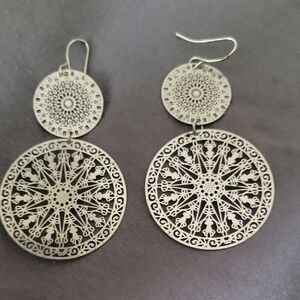 Silver Circle Earring